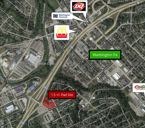 Pad Site I-70 West Washington Pa: 817 Wilmington St, Washington, PA 15301